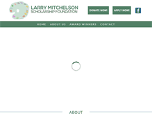 Tablet Screenshot of mitchelsonartscholarship.org